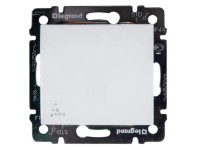 Legrand Jednopólový spínač č. 1 Valena, IP44, 10 AX - 250 V, biela