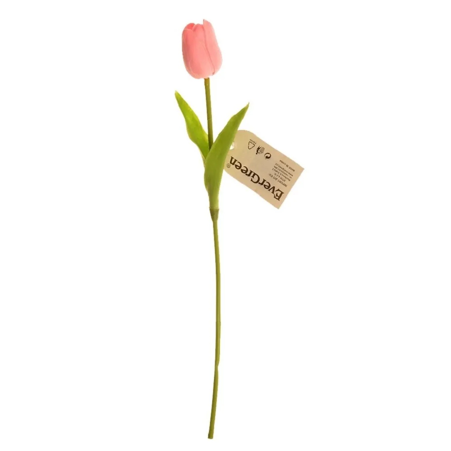 E-shop EverGreen Umelá kvetina tulipán, ružová, 32 cm