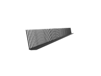 Corotop Ventilačná ochranná mriežka Corokap, čierna, 55 mm x 1 m