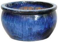 Mega Collections Kvetináč Glazed Bavaria kobaltová modrá pr. 26 x 17 cm Mega Collections Kvetináč Glazed Bavaria kobaltová modrá pr. 26 x 17 cm