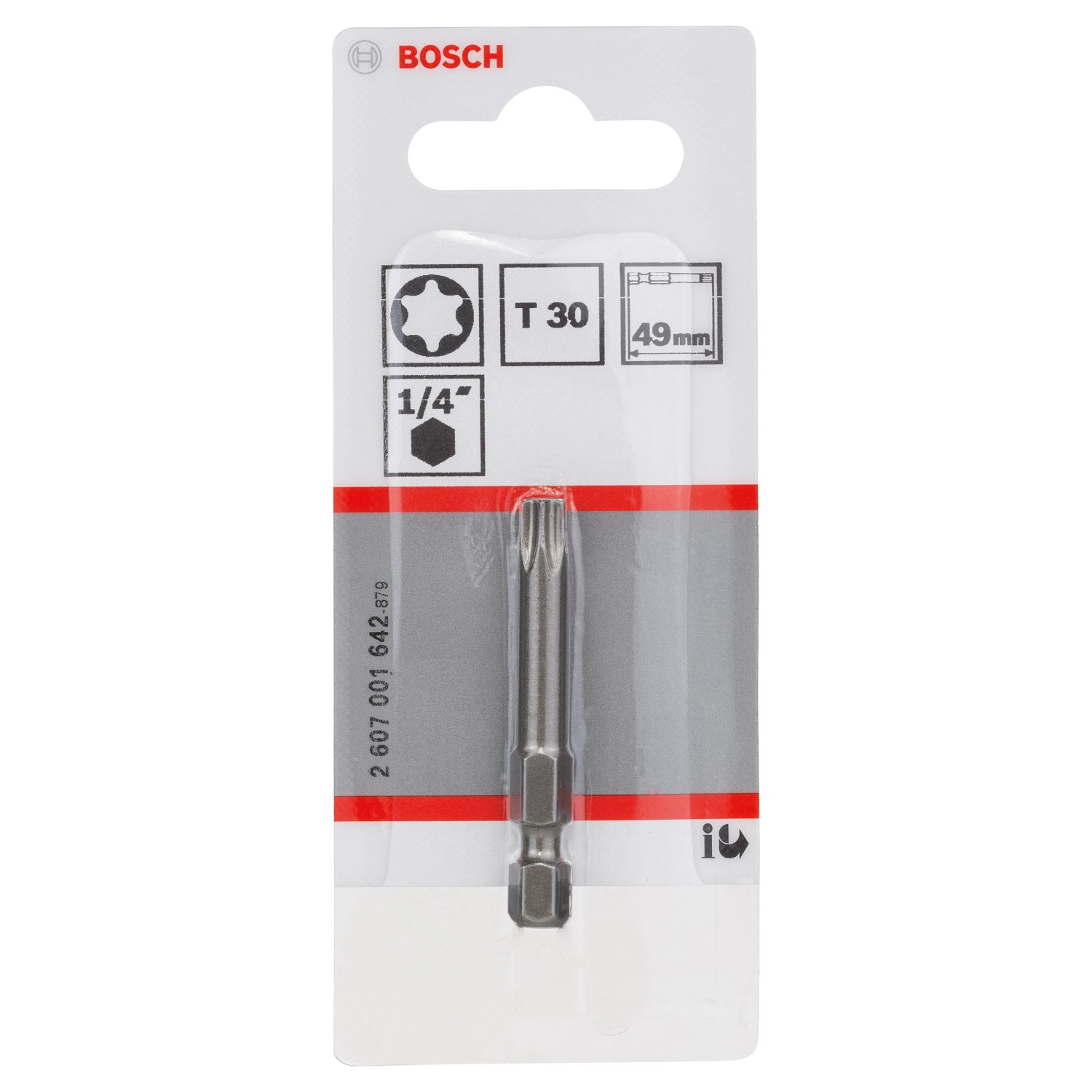 E-shop Bosch Bit skrutkovací Extra hard T30, 49 mm