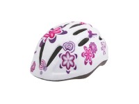 CAPPA Detská cyklistická prilba HardShell, biela/ružová, veľ. S/M