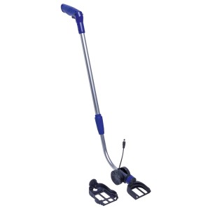 LUX prídavná rukoväť pre nožnice na trávu, teleskopická do 85 cm, modro-strieborná.