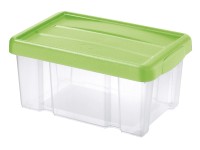 Tontarelli Box PUZZLE s vekom 14 l transparent/zelená, 40,3 x 28,6 x 19 cm Tontarelli Box PUZZLE s vekom 14 l transparent/zelená, 40,3 x 28,6 x 19 cm