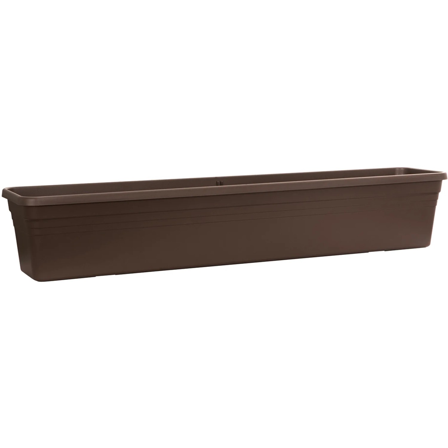 E-shop Ebertsankey Balkónový hrantík so zavlažovacím systémom hnedý 98 x 20 cm