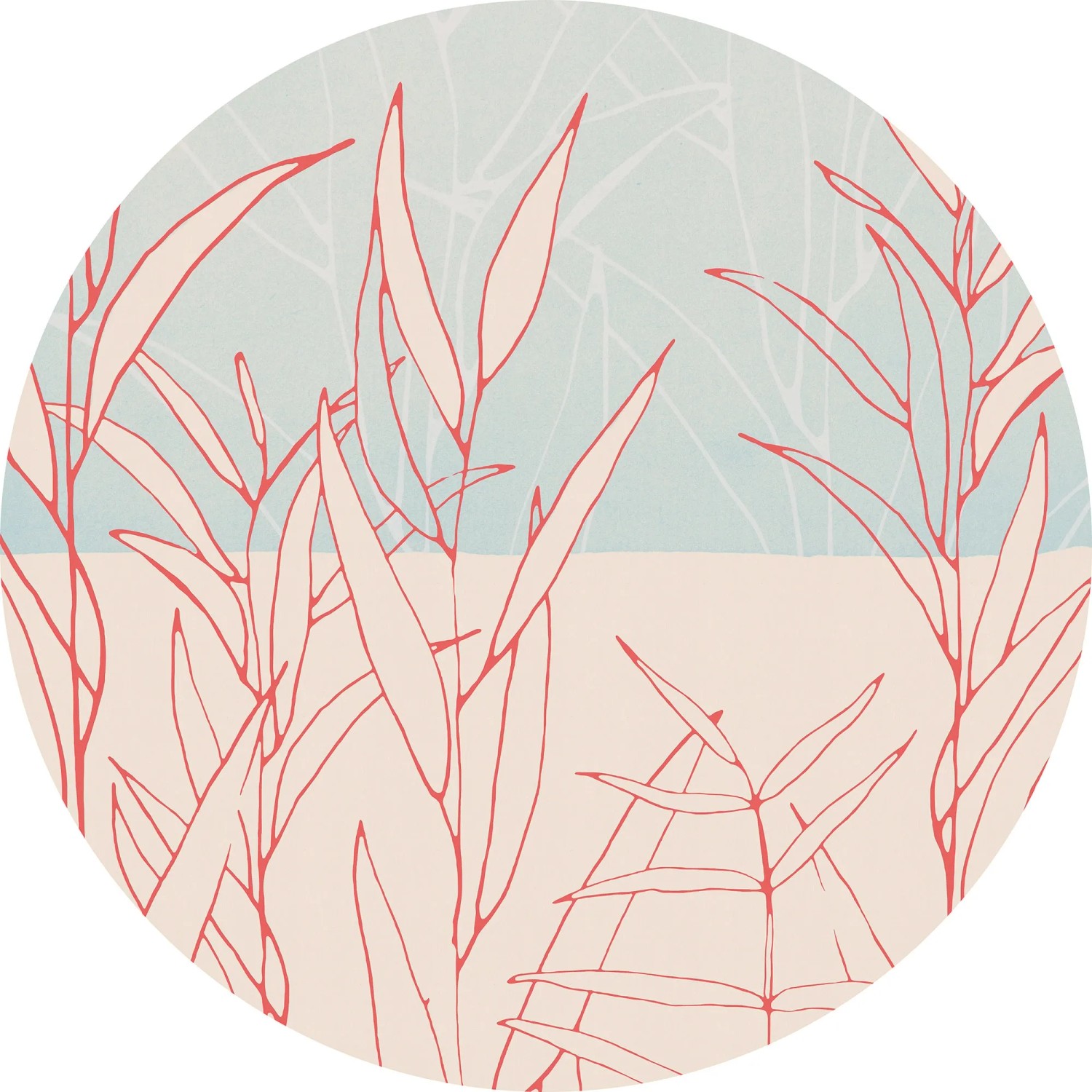 E-shop Komar Samolepiaca vliesová fototapeta Dot Grassland pr. 125 cm