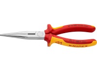 Knipex Polguľaté kliešte s čepieľkami chróm izol.viaczložkové návleky VDE 200 mm