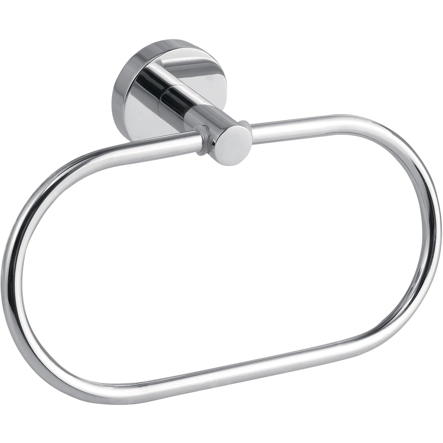 E-shop tesa Kruhový držiak na uterák Smooz, chróm, 185 x 130 x 52 mm