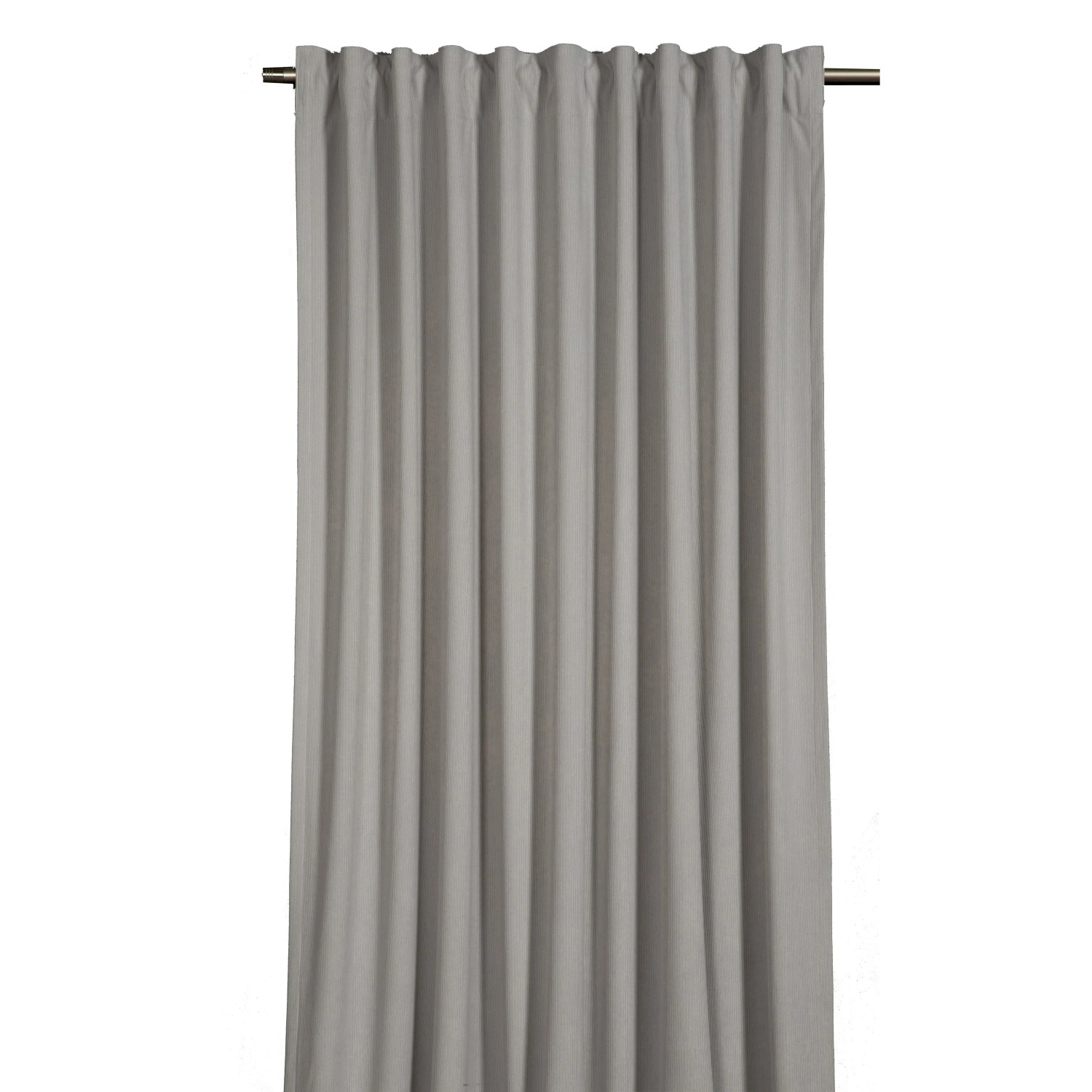E-shop Sehlbach Záves so skrytými pútkami, strieborne sivý, 245 x 135 cm