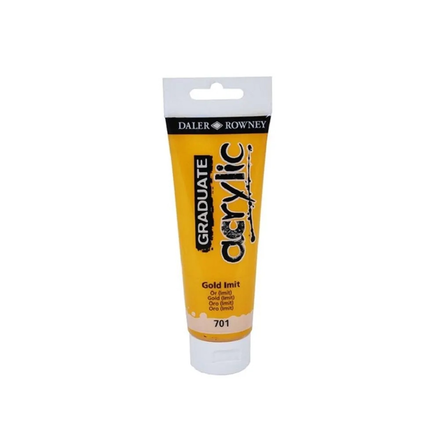 E-shop Daler Rowney Akrylová farba GRADUATE zlatá, 120 ml