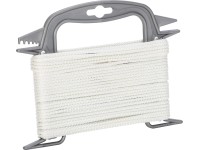LUX-TOOLS Polyesterové lano pletené biele pr. 3 mm x 20 m
