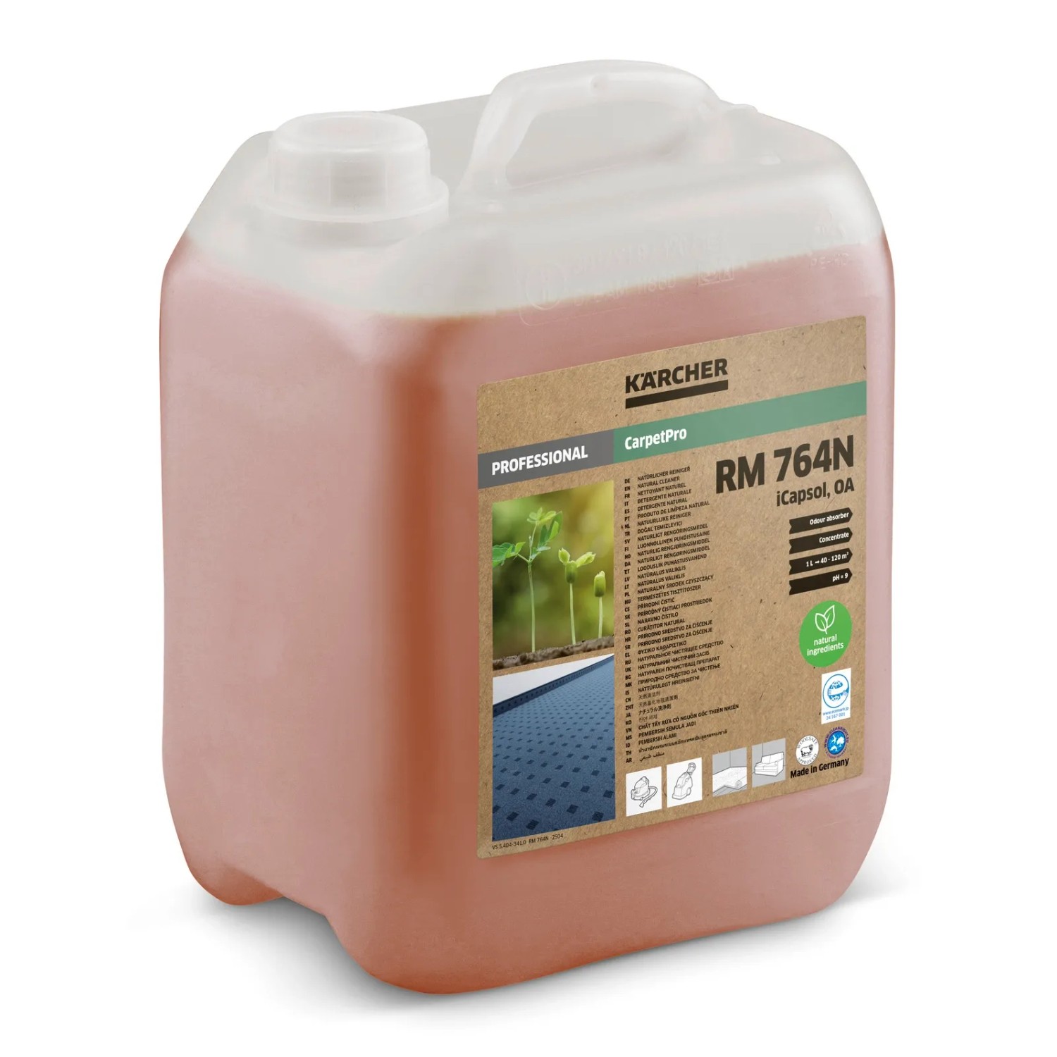 E-shop Kärcher Prírodný čistič CarpetPro iCapsol RM 764N 0A, 5 l