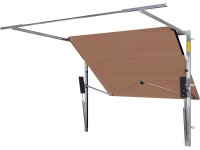 Hörmann Výklopná garážová brána EcoStar hnedá 2375 x 2125 mm