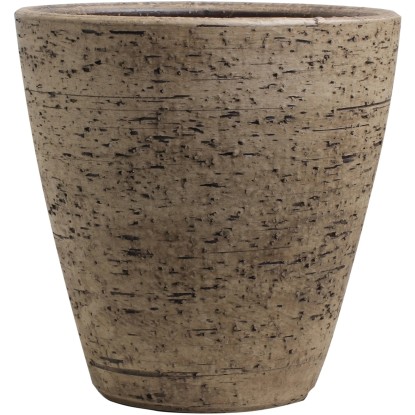 Váza Lava-Conica hnedá, pr. 19 x 19 cm