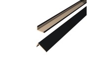 Egger Rohová lišta pre stenový panel DecoWall WL537 čierna 2,4 m
