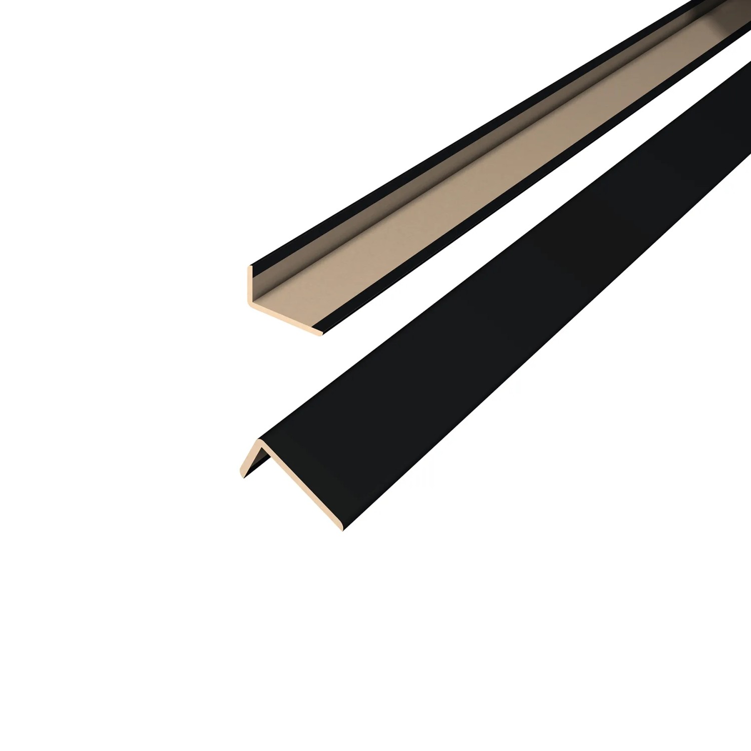 E-shop Egger Rohová lišta pre stenový panel DecoWall WL537 čierna 2,4 m