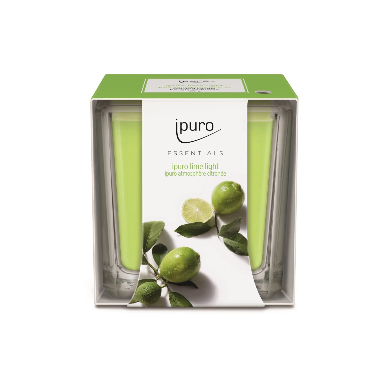 E-shop Ipuro Sviečka vonná Essentials Lime Light 125 g