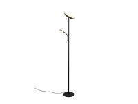 Reality Stoj. LED lampa Specter s čítacím ramenom matná čierna 178 x 25 x 36 cm