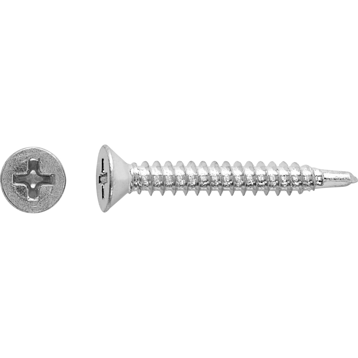E-shop Samorezná skrutka so zápustnou hlavou PH2 oceľ A2 4,2 x 13 mm, 12 ks