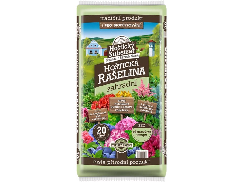 Hoštický Substrát Rašelina záhradná 20 l