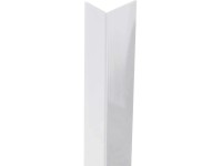 Arcansas Uhlový profil PVC biely matný 35 x 35 x 2600 mm
