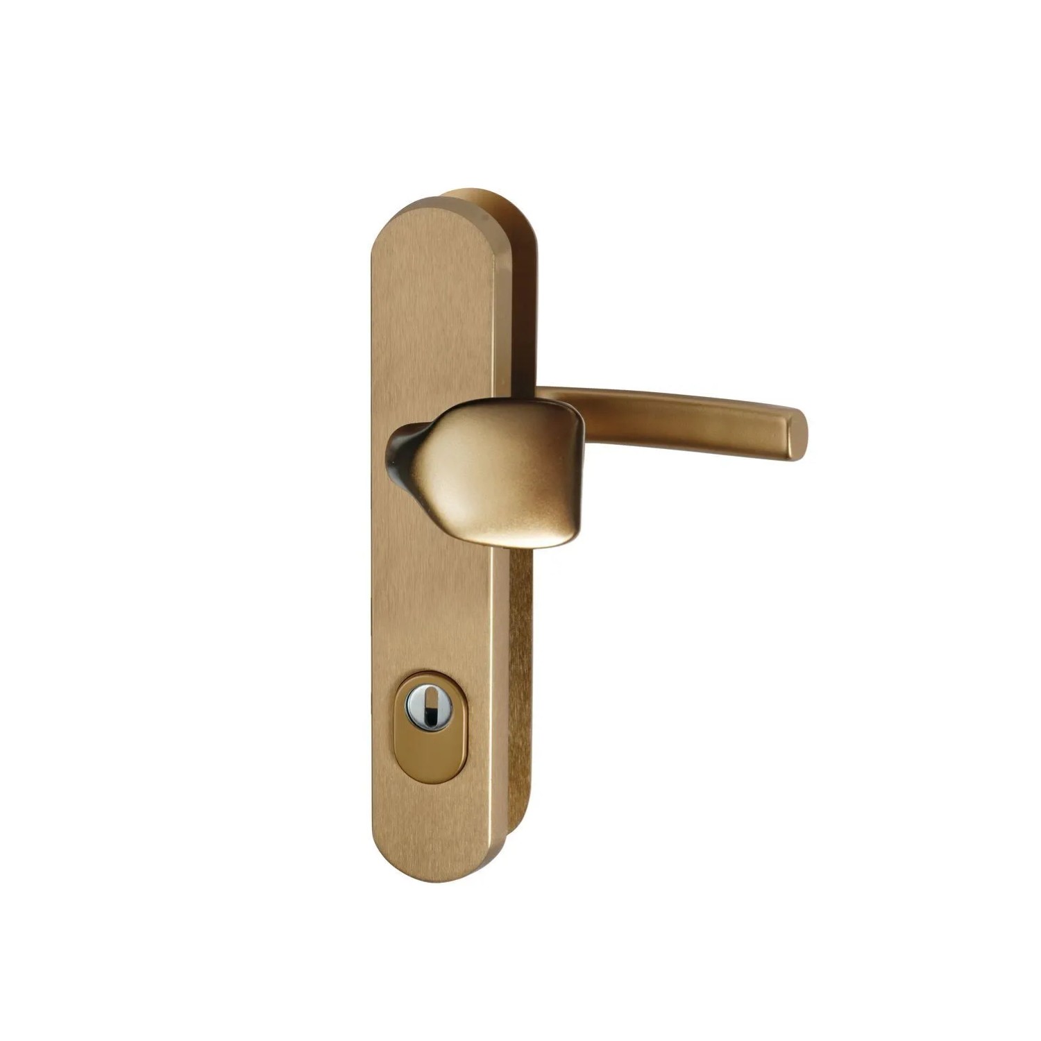 E-shop Richter Czech Bezpečnostné kovanie R 101/72, kľučka - madlo, ZA, TB 3, bronz