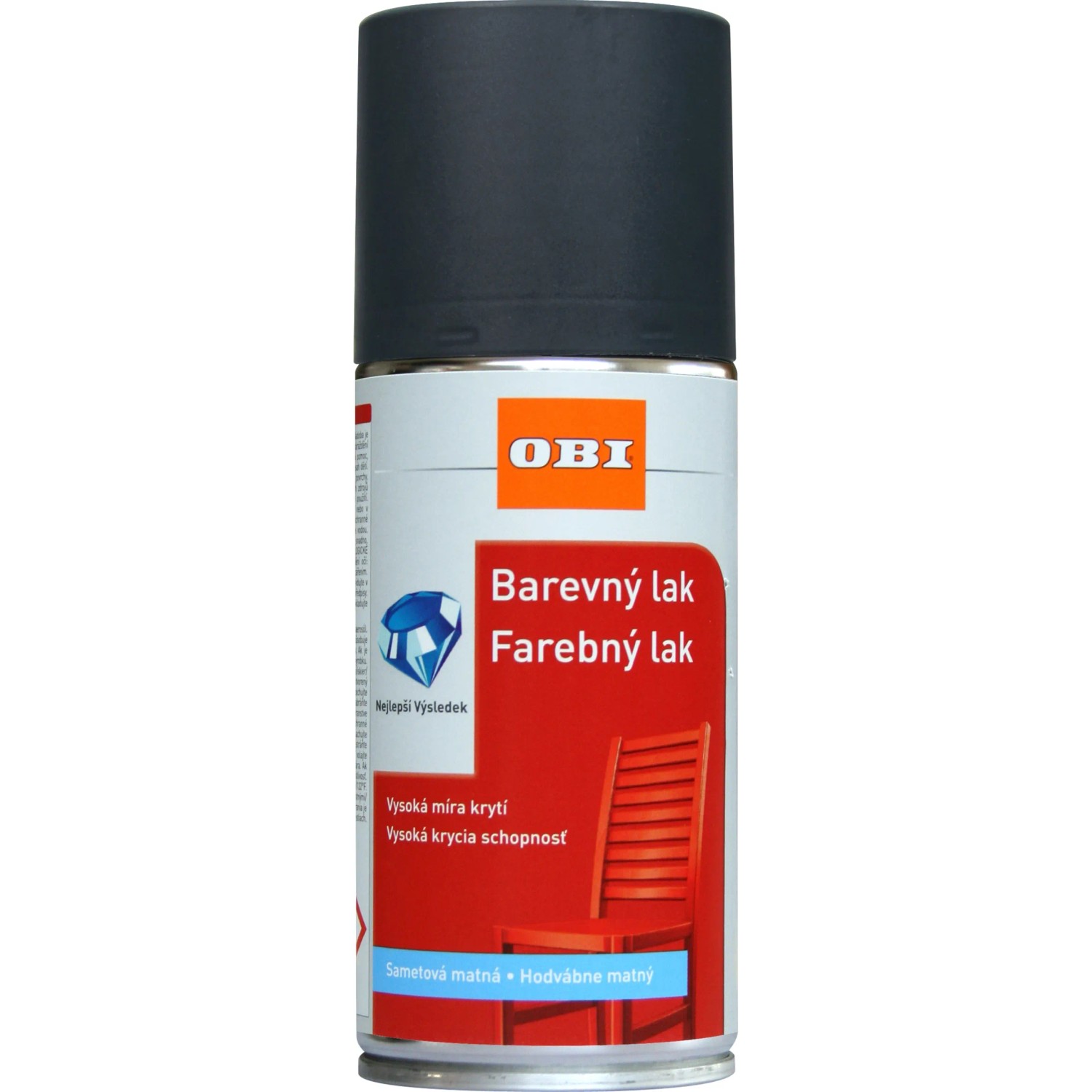 E-shop OBI Lak v spreji hodvábne matný RAL 7016 antracitová sivá 150 ml
