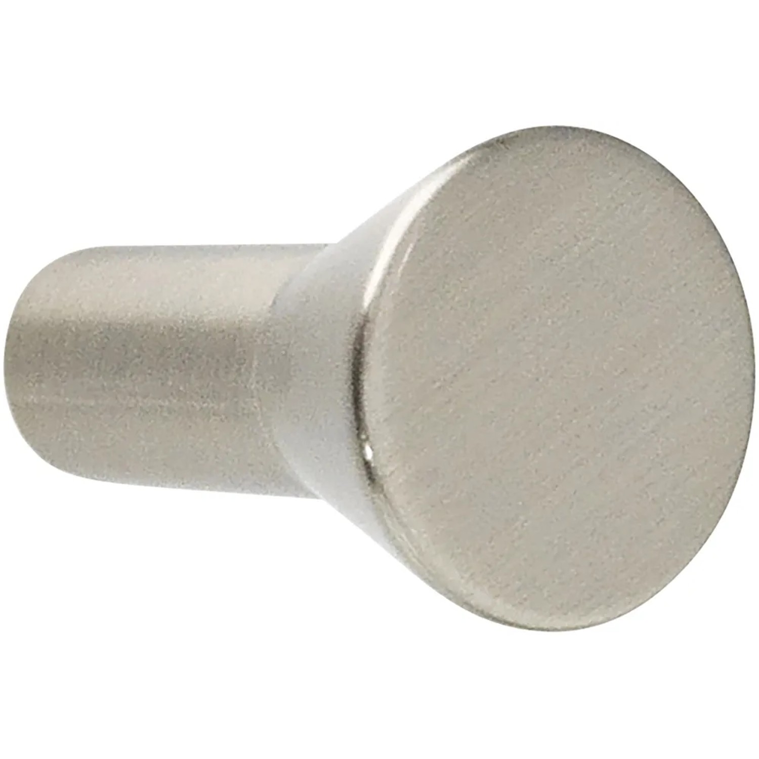 E-shop Siro Nábytkový gombík 1581 kov efekt ušľachtilej ocele priemer 16 mm x 24 mm