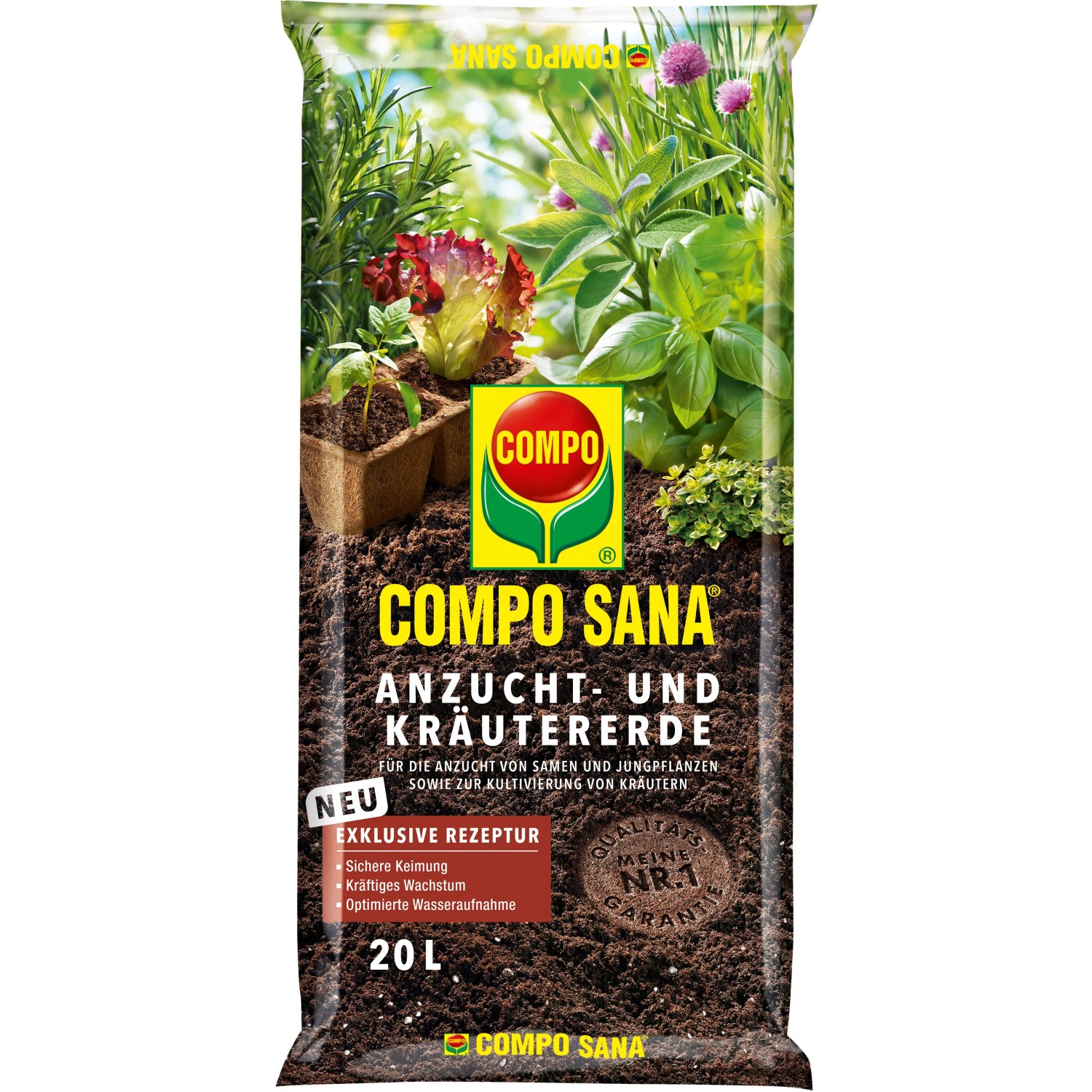 E-shop COMPO SANA Substrát pre bylinky a výsev 20 l
