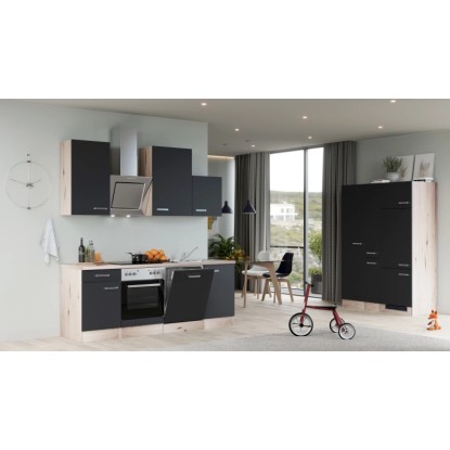 Flex-Well Kuchyňa Lara 360 cm/typ 2-chladn./rúra/varná doska/umývačka/digestor