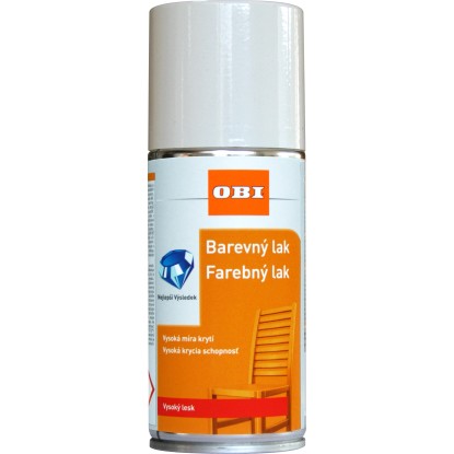 OBI Lak v spreji vysoko lesklý RAL 9001 krémová 150 ml