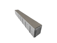 DITON Dlažba betónová skladobná Twigo, tre, 61 x 7,3 x 10 cm