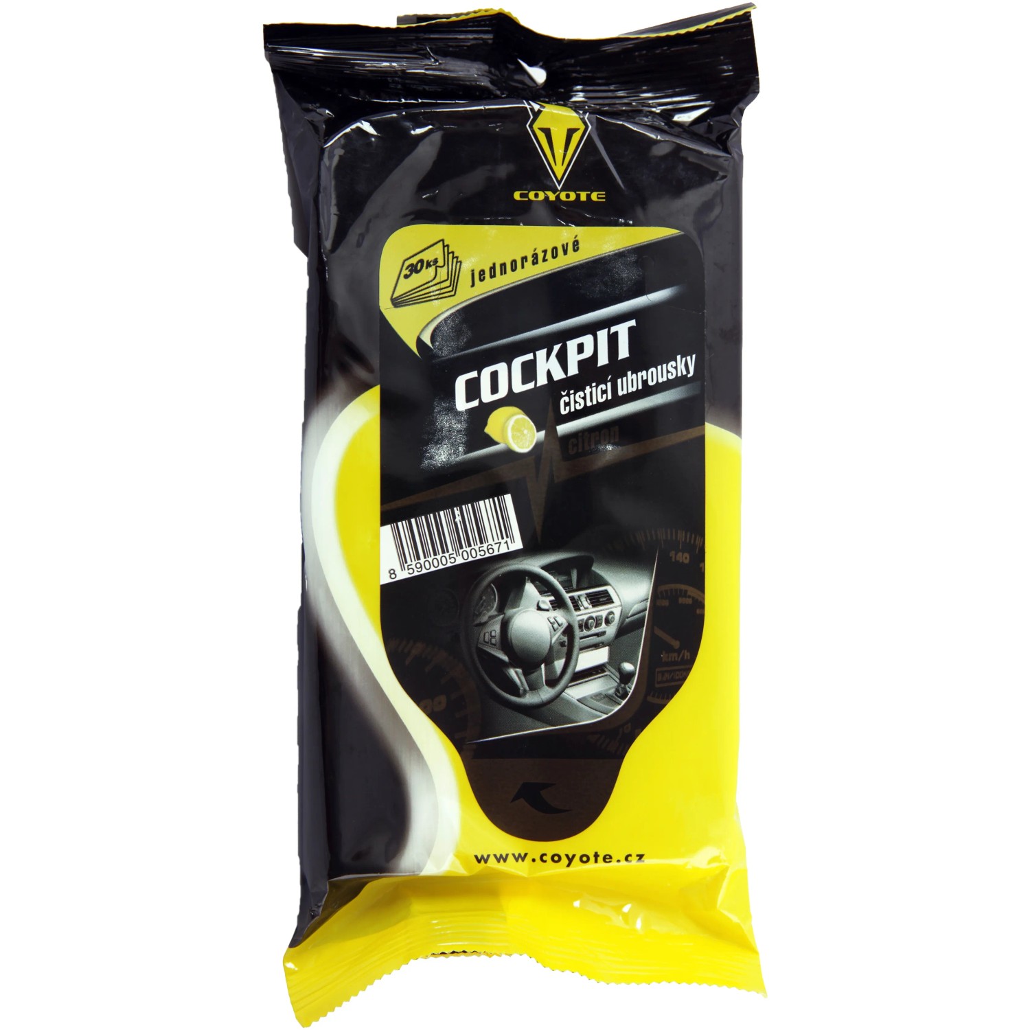 E-shop COYOTE Obrúsky Cockpit citrón, 30 ks