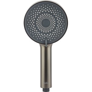 baliv Ručná sprcha HBR-120.402, okrúhla, farba Gunmetal, s 3 druhmi prúdu.