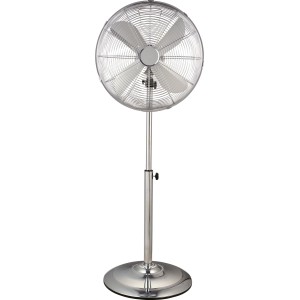 Chrómový stojanový ventilátor SV 45-40 s Ø 40 cm pre príjemnú cirkuláciu vzduchu.