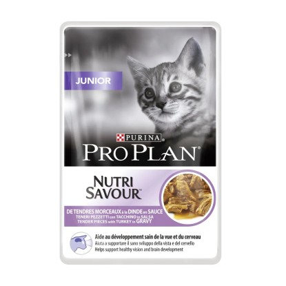 Purina Kapsičky pre mačky ProPlan Junior morčacie v šťave 1 x 85 g