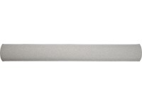 Nástenný dlhý polvalcový vankúš 120 cm x 15 cm svetlosivý štruktúrovaný