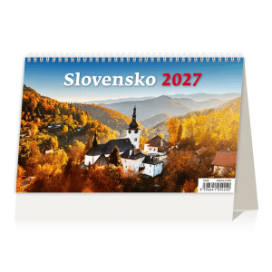 Helma 365 Stolový týždenný kalendár 2027 Slovensko 22,6 x 13,9 cm