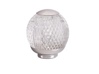 KingBerry Stolná LED lampička CRYSTAL, RBG, pr. 11 x 11,5 cm