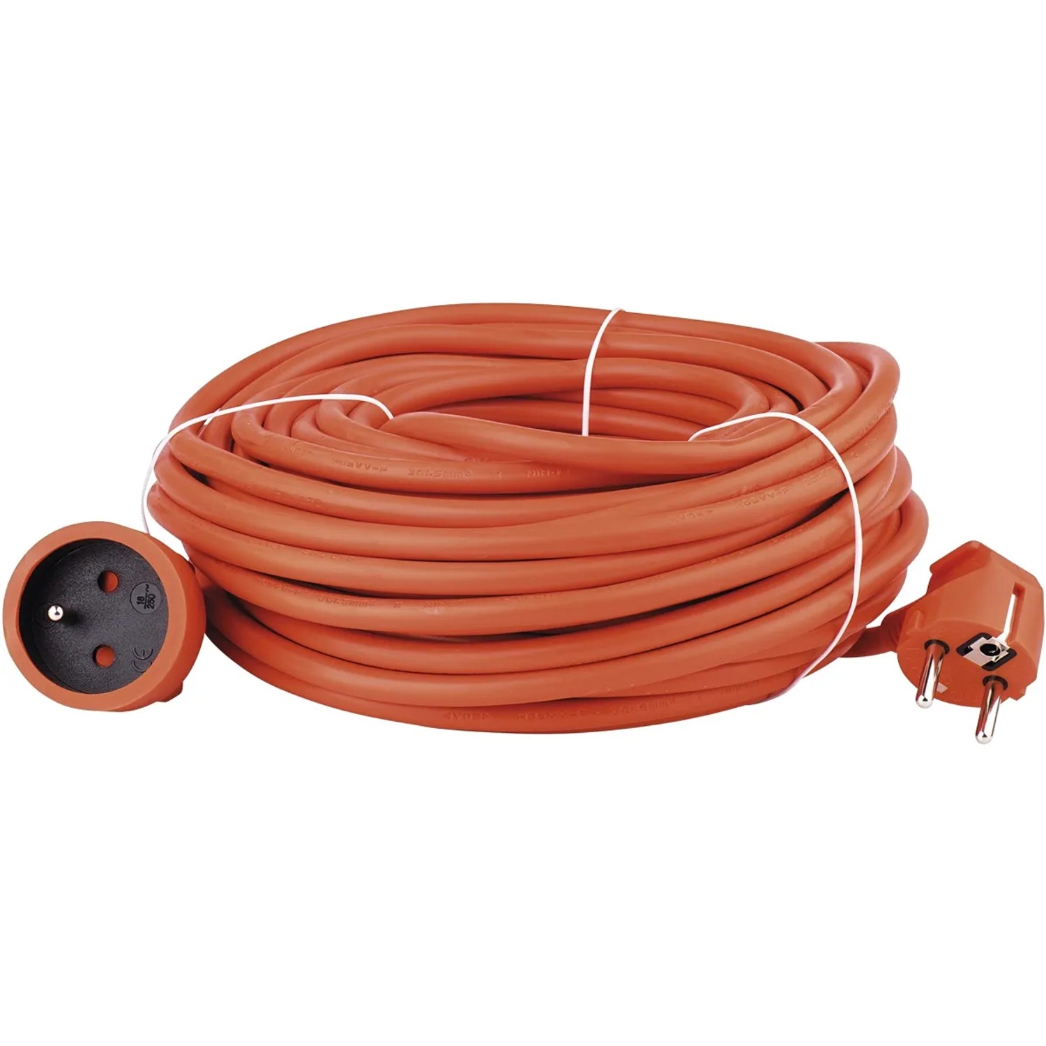 E-shop EMOS Predlžovací kábel oranžový, 1 zásuvka, max. 16 A/3680 W, 20 m