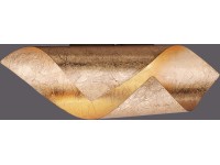 Paul Neuhaus Nástenné LED svietidlo Nevis, 3 W, zlatá, 31 x 10 x 10 cm
