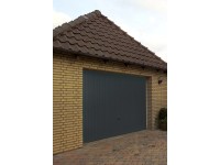 Hörmann Výklopná garážová brána Berry Pearl, antracitová sivá, 2500 x 2125 mm