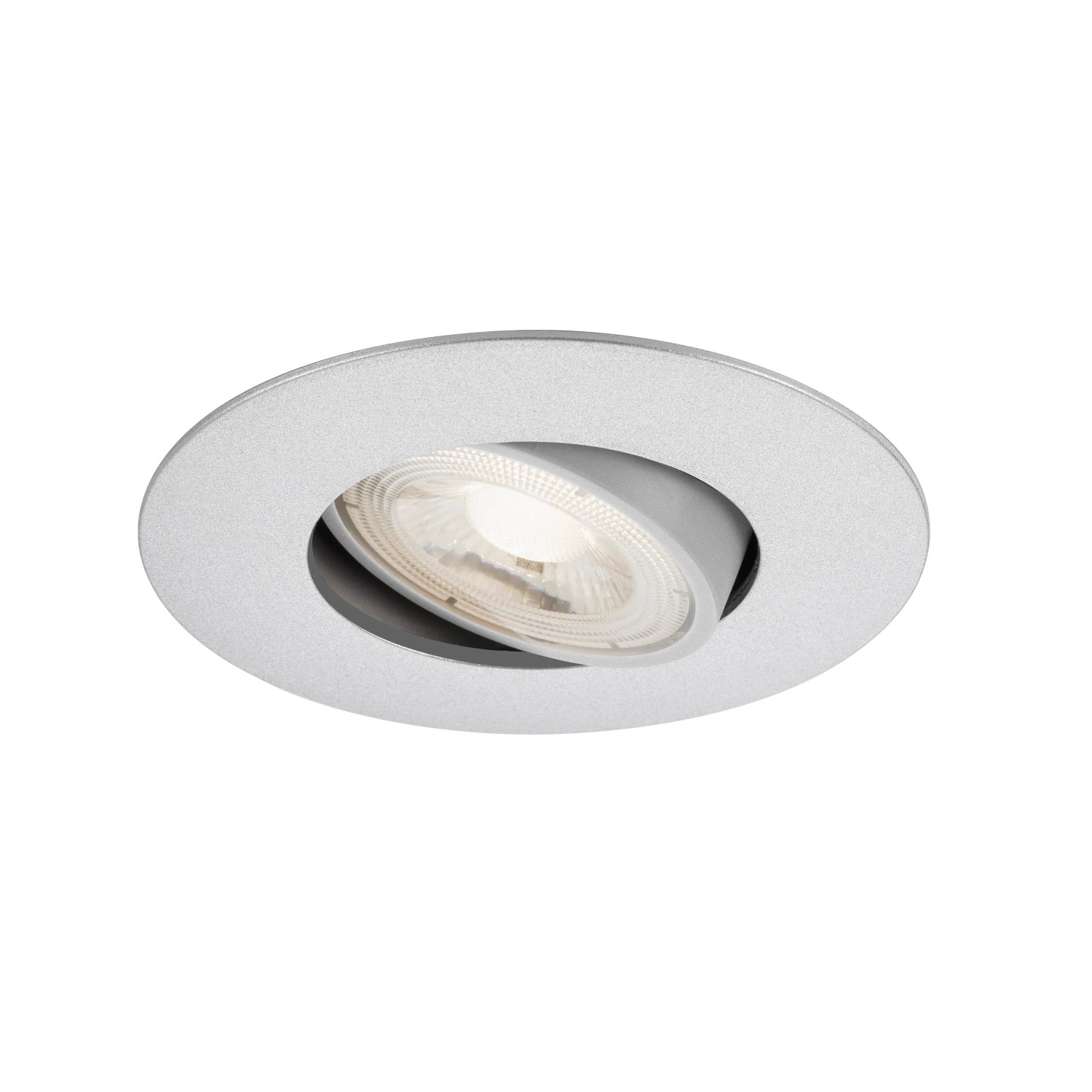 E-shop BRILO LED vstavané svietidlo Kulana matný chróm 3 ks, pr. 90 mm