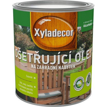 Xyladecor Ošetrujúci olej na záhradný nábytok mahagón 0,75 l