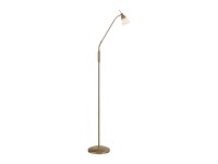 Paul Neuhaus Stojaca lampa Pino, 3000K, stará mosadz, 74 x 163 cm