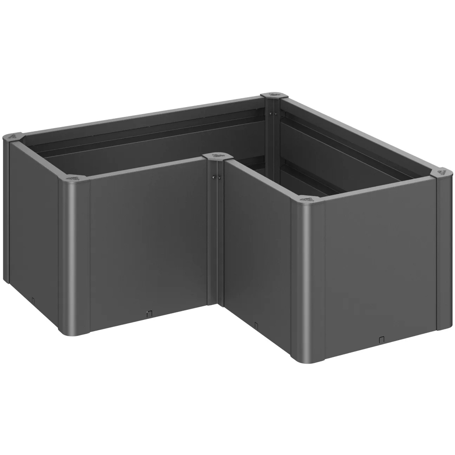 E-shop Biohort Vyvýšený záhon Belvedere Mini L100 tmavo sivý, 102 x 102 x 53 x 45 cm
