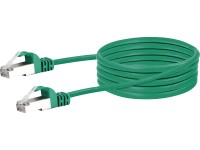 Schwaiger Sieťový kábel CAT 6 (S/FTP), zelený, 1 m