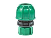 Irritec Priamy prechod Connecto s prevlečnou maticou , vonkajší závit 25x1