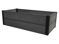 KETER Vyvýšený záhon Maple Trough sivý 32 x 106 x 50 cm