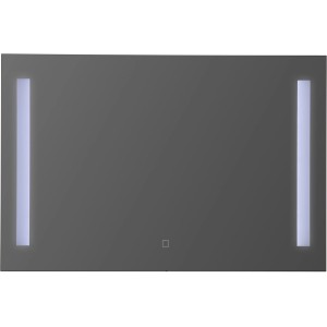 Zrkadlo Sanotechnik, 100x60 cm, s bočným LED osvetlením do kúpeľne.